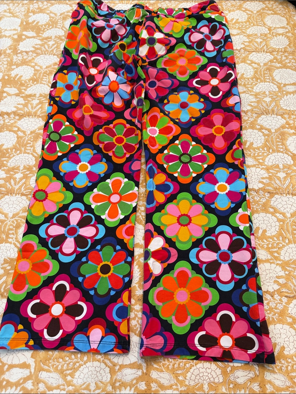 Lesley Evers XL Audrey Pants in Jubilee Multicolor knit, pockets - Picture 7 of 7